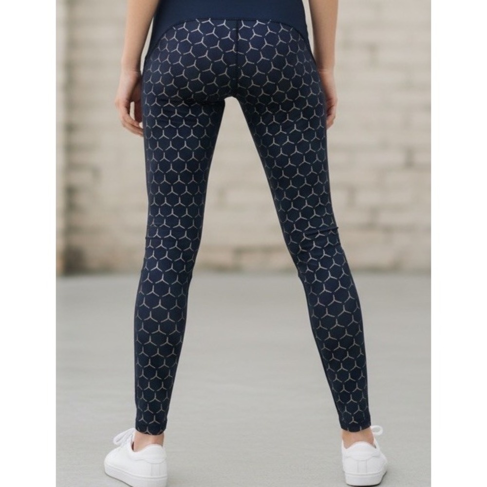 New Ultracor ULTRA HIGH LEGGING Leggings black gold Mercedes Benz logo  SMALL